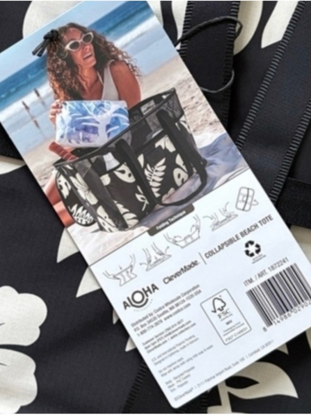ALOHA Collection Collapsible tote - Picture 4 of 8